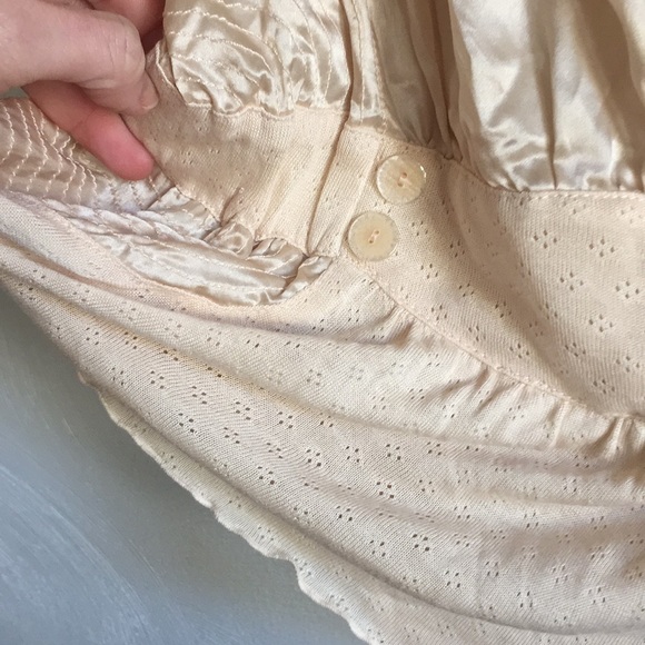 ANTHROPOLOGIE ODILLE STRETCH BLUSH CREAM WRAP TOP BOHO TOP FEMININE BLOUSE S - Picture 11 of 16